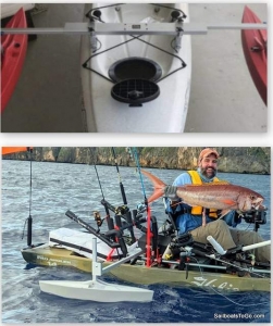 SailboatsToGo»Kayak Stabilizer with Square-Post System & Hydrodynamic Floats
